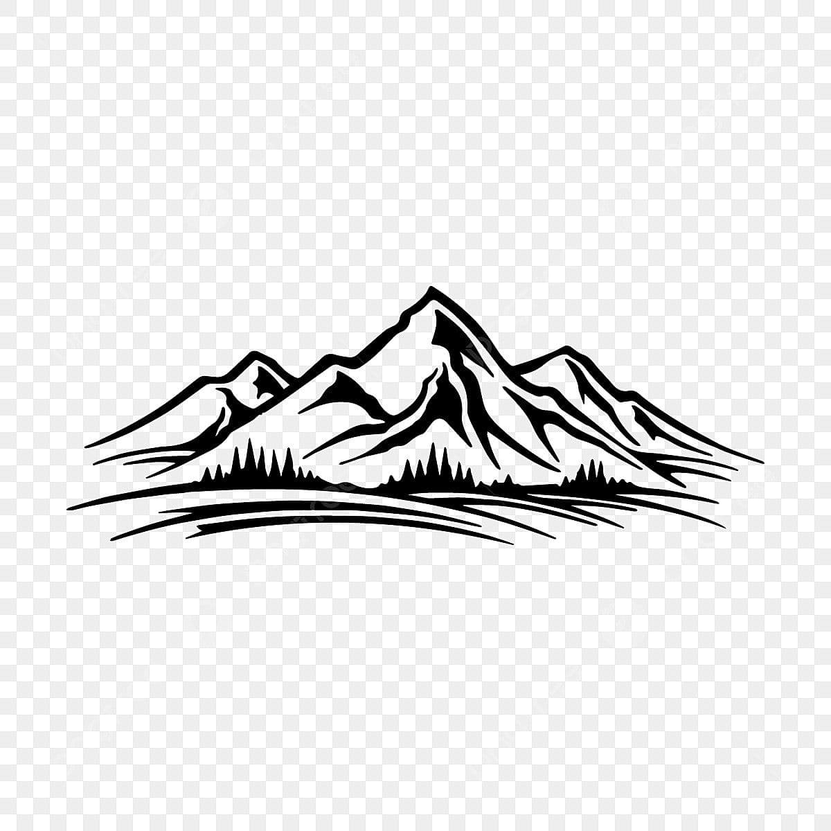 Mountain background banner top